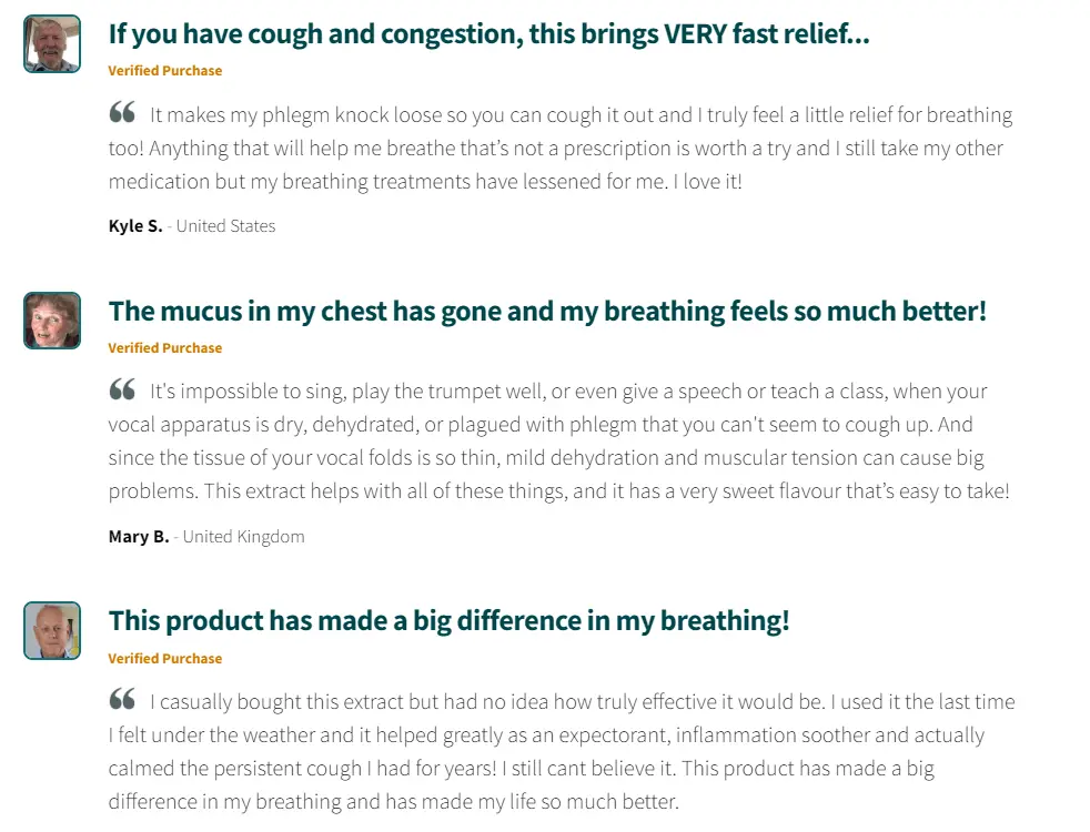 Lung trust customer reviews 